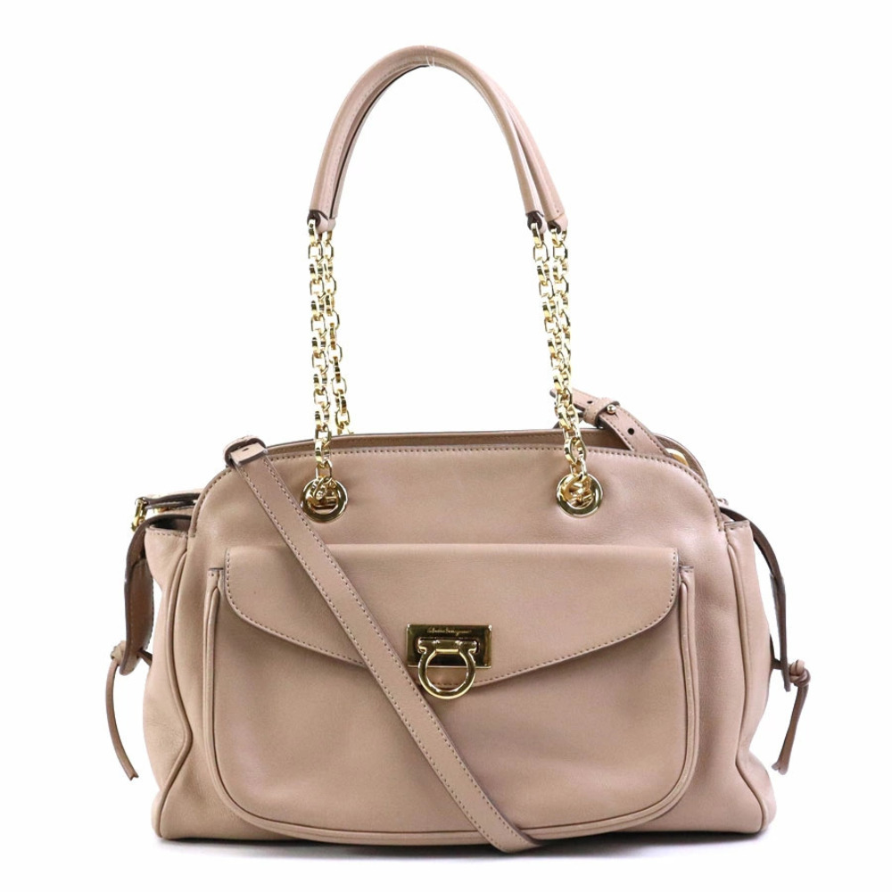 Salvatore Ferragamo shoulder bag cross Body Belt Bum Crossbody Gancini leather